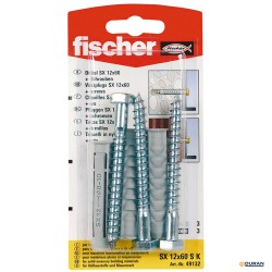 Blister taco SX 12 WL (SX12 + tornillos DIN571) Fischer 2und
